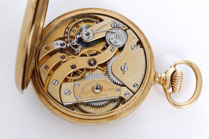 Vintage Patek Philippe 18k Yellow Gold Men's Pocket Watch