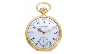 Vintage Patek Philippe 18k Yellow Gold Men's Pocket Watch