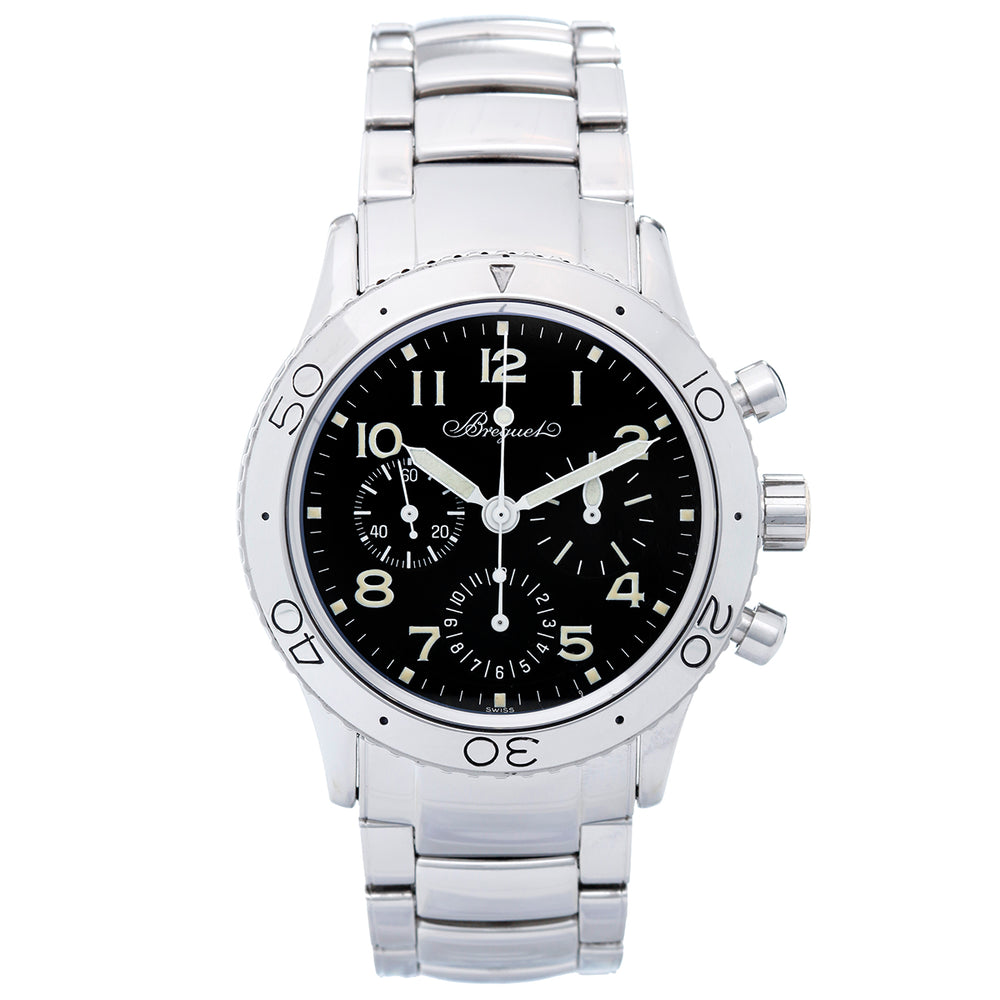 Breguet Aeronavale Stainless Steel Mens Watch