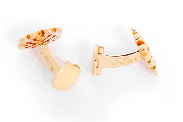 Patek Philippe 18k Yellow Gold Calatrava Cufflinks