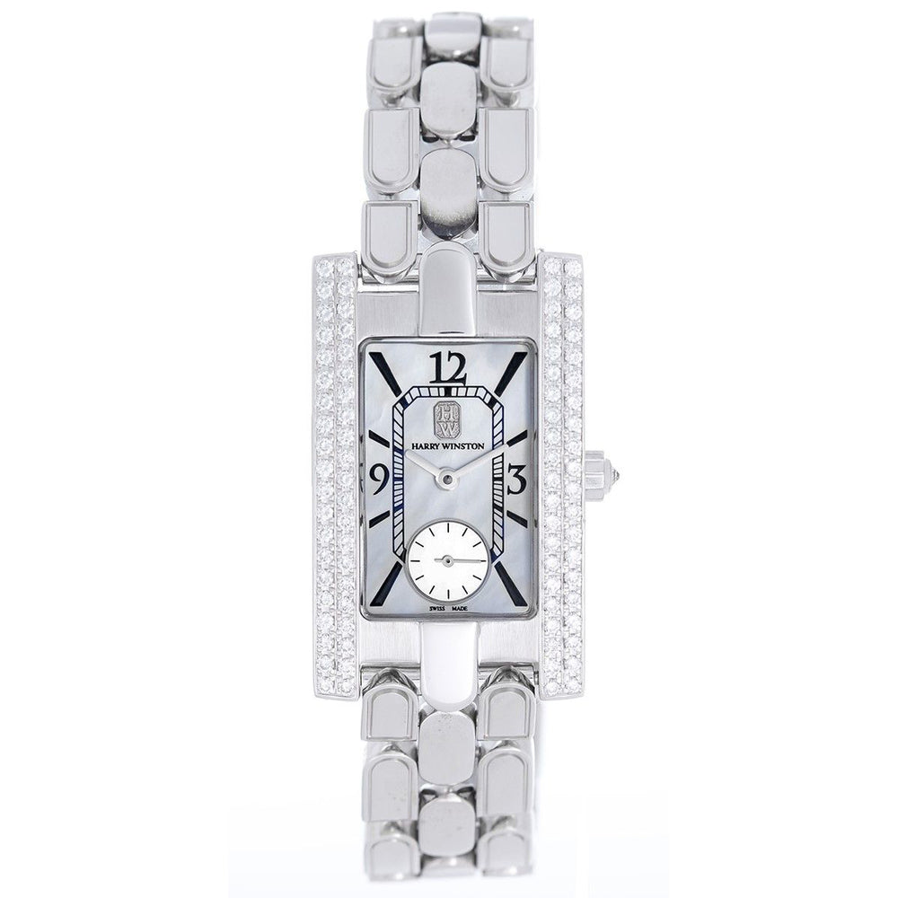 Harry Winston Avenue Classic Ladies White Gold Watch