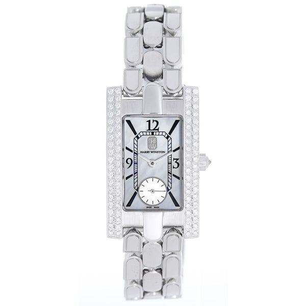 Harry Winston Avenue Classic Ladies White Gold Watch