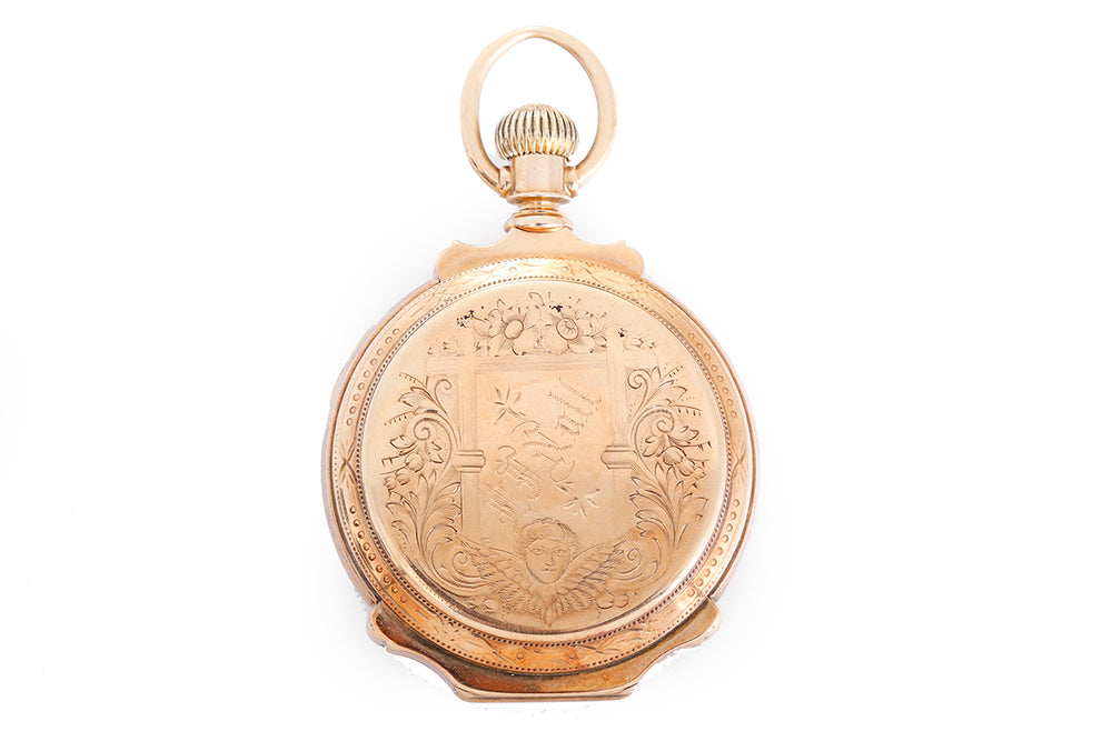 Vintage Rockford 14K Box Hinge Pocket Watch
