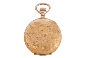 Elgin Antique 14K Gold Filled Hunter Case Pocket Watch