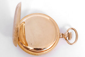 Elgin Antique 14K Gold Filled Hunter Case Pocket Watch