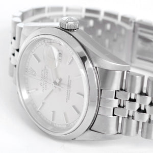 Rolex Datejust Men's Stainless Steel Automatic Watch Dome Bezel 16200