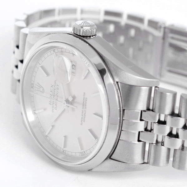 Rolex Datejust Men's Stainless Steel Automatic Watch Dome Bezel 16200