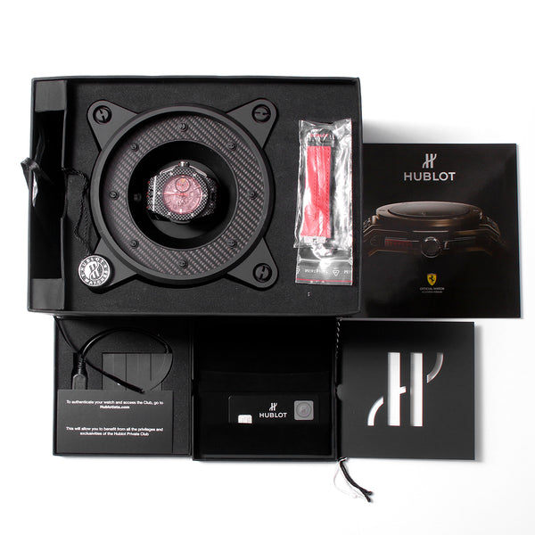 Hublot Big Bang Ferrari Carbon Red Magic 45mm 401.QX.0123.VR