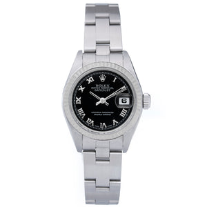 Rolex Ladies Datejust Stainless Steel Watch 79174