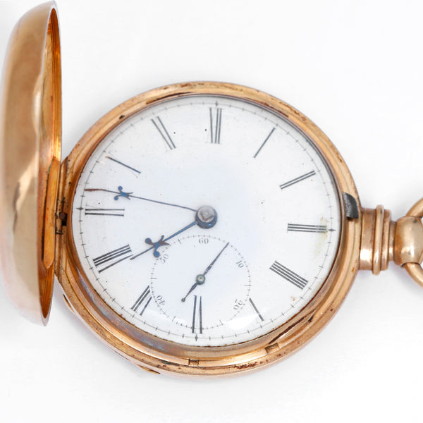 English 18K Yellow Gold Pocket Watch