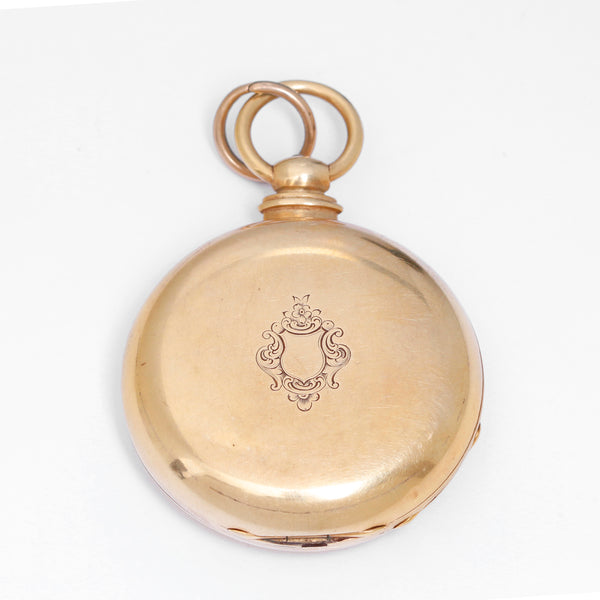 English 18K Yellow Gold Pocket Watch
