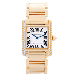 Cartier Tank Francaise Midsize Yellow Gold Watch