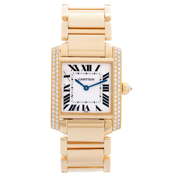 Cartier Tank Francaise Midsize Yellow Gold Watch