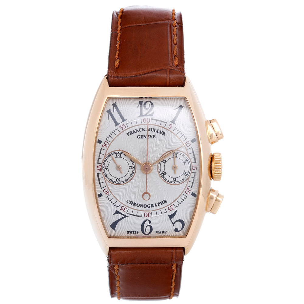 Franck Muller Chronograph 18k Rose Gold Watch 5850 CC