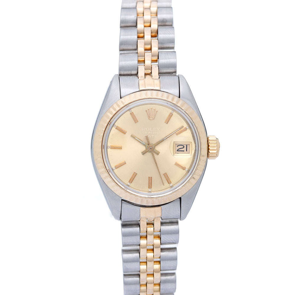Ladies Rolex Date 2-Tone Watch 6917