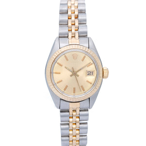 Ladies Rolex Date 2-Tone Watch 6917