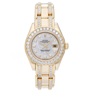 Rolex Meteorite Dial Ladies Masterpiece/Pearlmaster Watch 80298