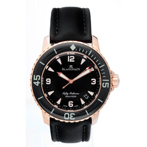 Blancpain 50 Fathoms 18k rose gold watch 5015-3630-52