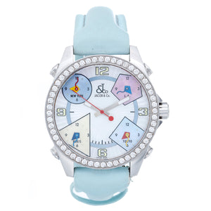 Jacob & Co. Five 5 Time Zone Men's/ Ladies 47mm Stainless Steel Watch