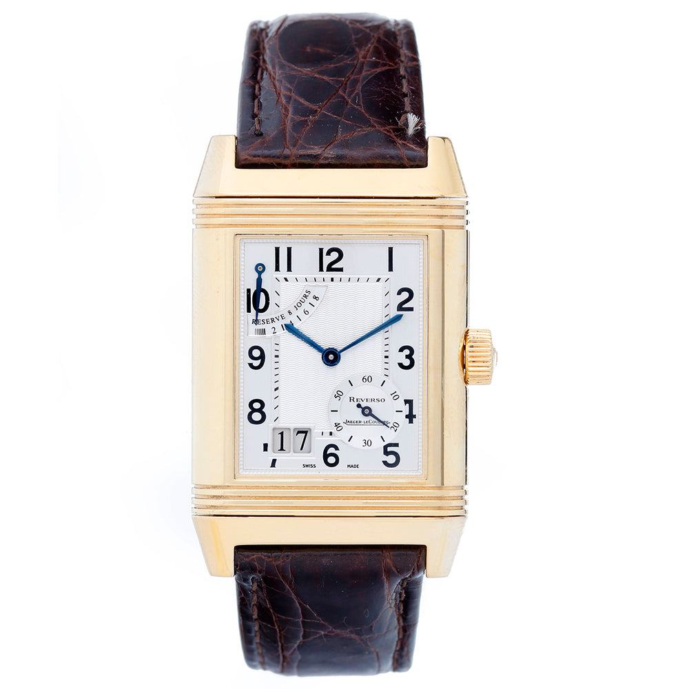 Jaeger - LeCoultre Reverso Men's 18k Yellow Gold Watch 240.1.15