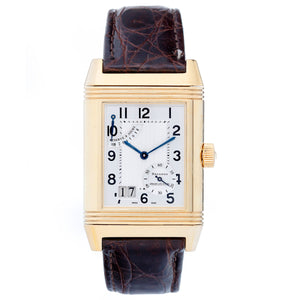 Jaeger - LeCoultre Reverso Men's 18k Yellow Gold Watch 240.1.15