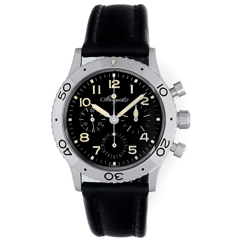 Breguet Type XX Aeronavale Men's Platinum Chronograph Watch Ref. 3800