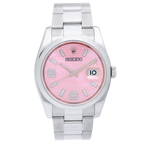 Rolex Datejust Men's Stainless Steel Automatic Winding Watch 116200