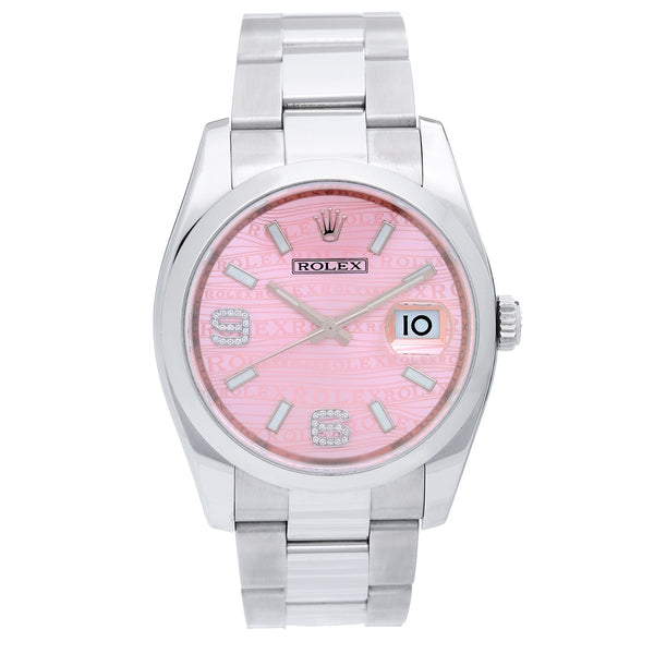 Rolex Datejust Men's Stainless Steel Automatic Winding Watch 116200