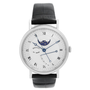 Breguet Classique Moonphase 18k White Gold Men's Watch 7787BB/12/9V6