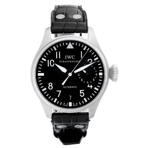 IWC Big Pilot Stainless Steel Men's Watch IW5004-01 Front 