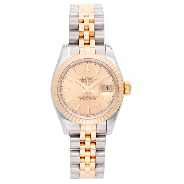 Rolex Datejust  Ladies Gold & Steel Watch 179173