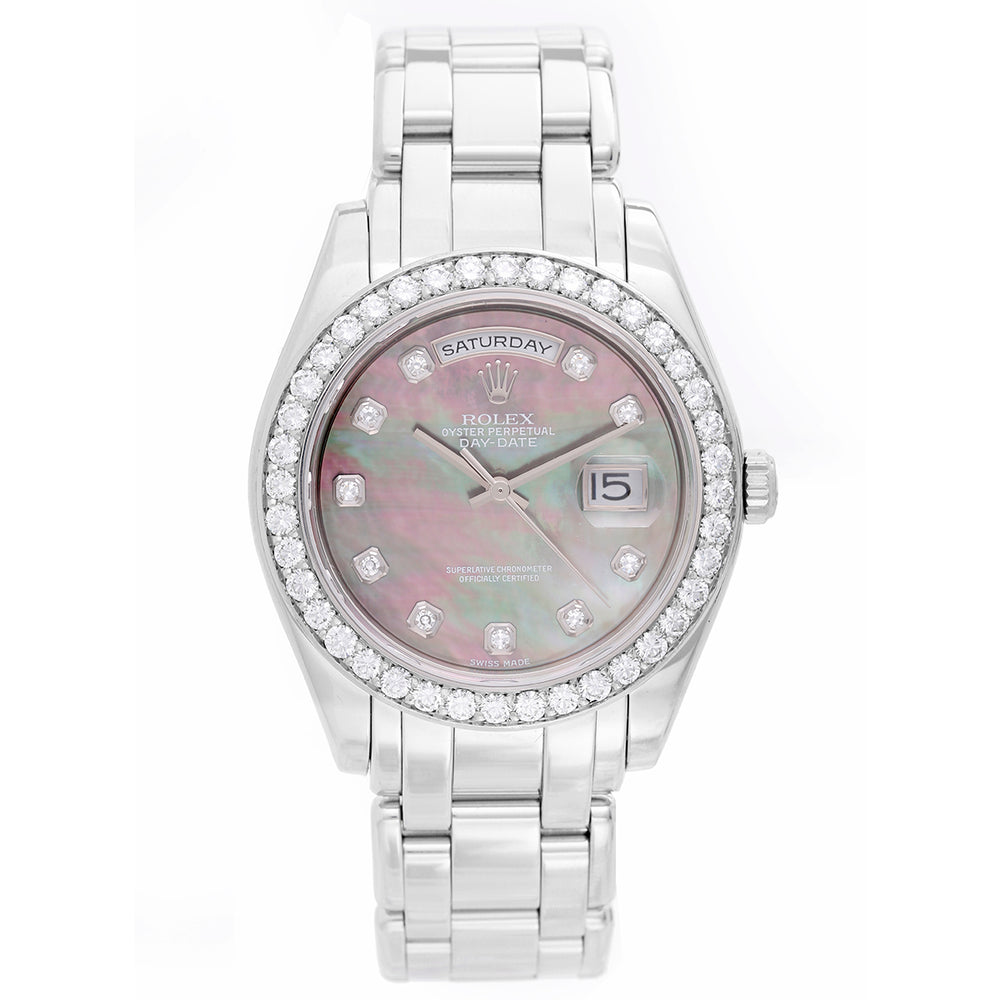 Rolex Masterpiece/Pearlmaster Men's Platinum Watch 18946