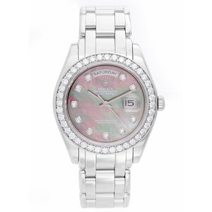 Rolex Masterpiece/Pearlmaster Men's Platinum Watch 18946