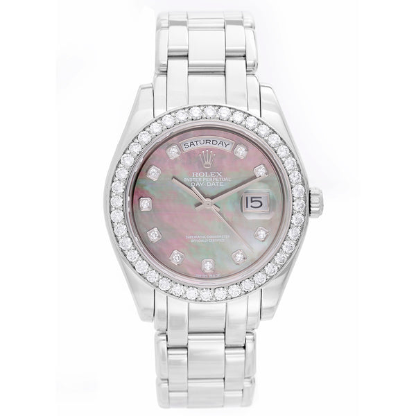 Rolex Masterpiece/Pearlmaster Men's Platinum Watch 18946