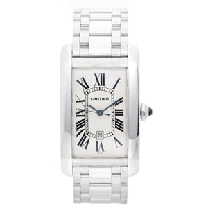 Cartier Tank Americaine 18K White Gold W26055L1