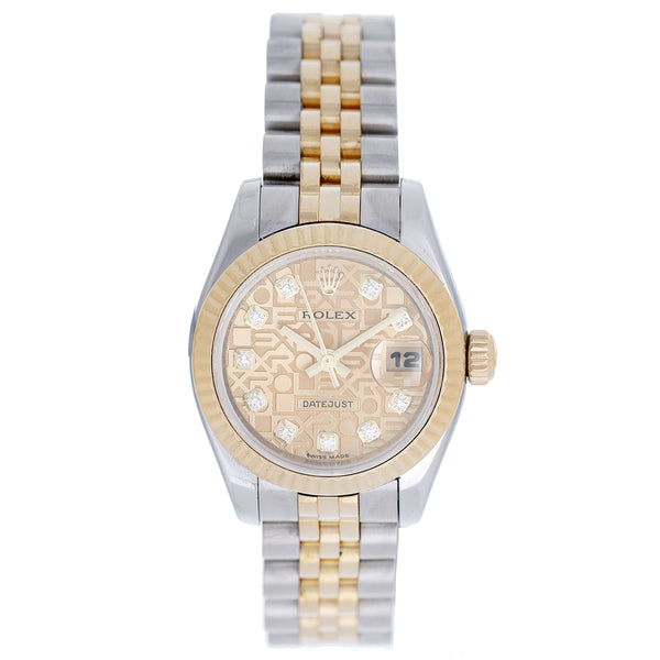 Rolex  Datejust 2-tone Steel & Gold Ladies Watch 179173