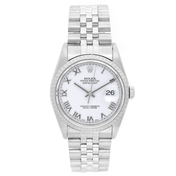 Rolex Datejust Men's Stainless Steel Watch 16220