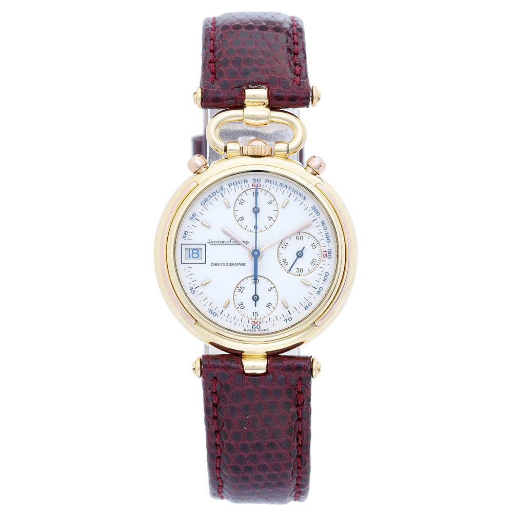 Jaeger-LeCoultre Vintage 18K Yellow Gold Odysseus Chronograph