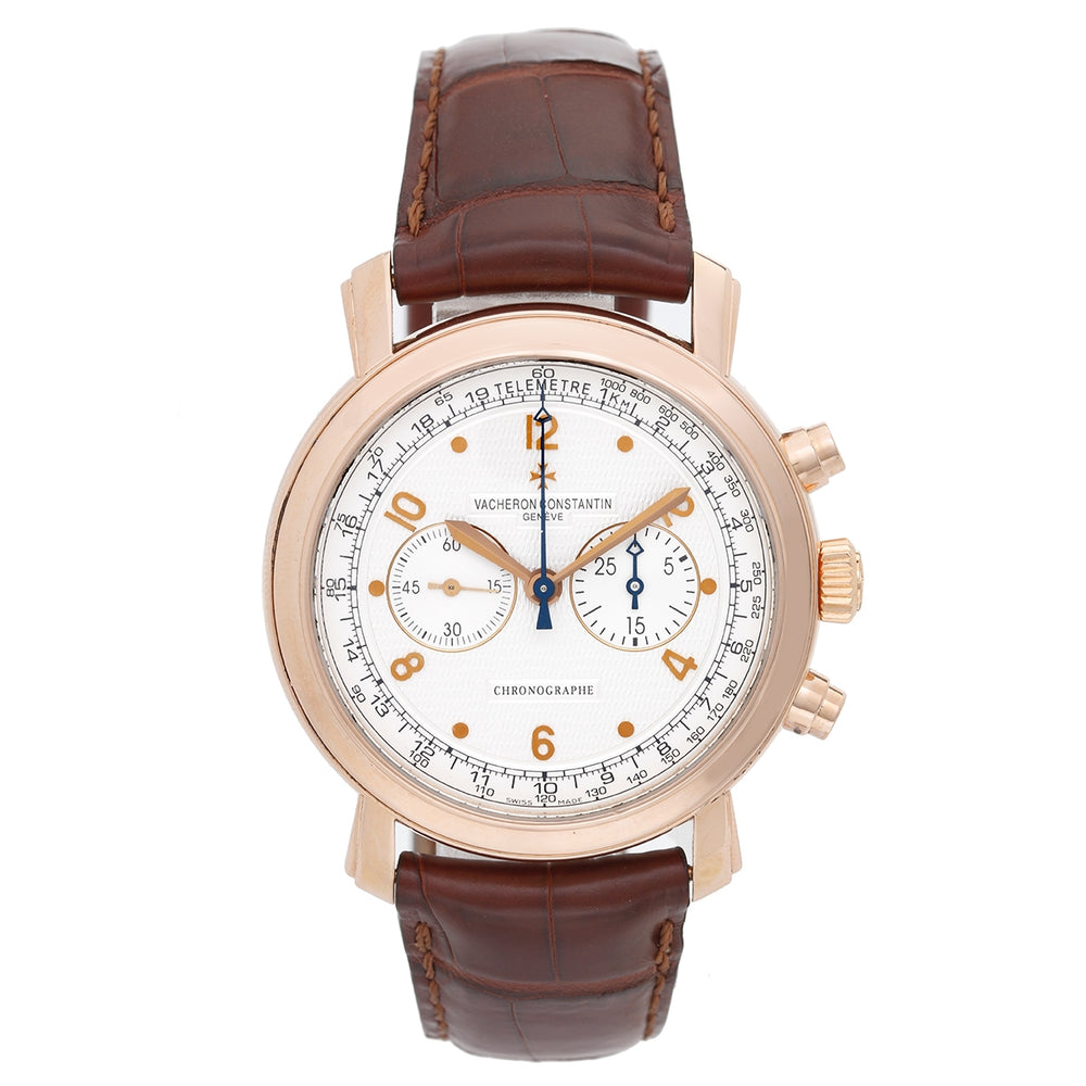 Vacheron Constantin Traditionnelle Chronograph 18k Rose Gold Watch 47120