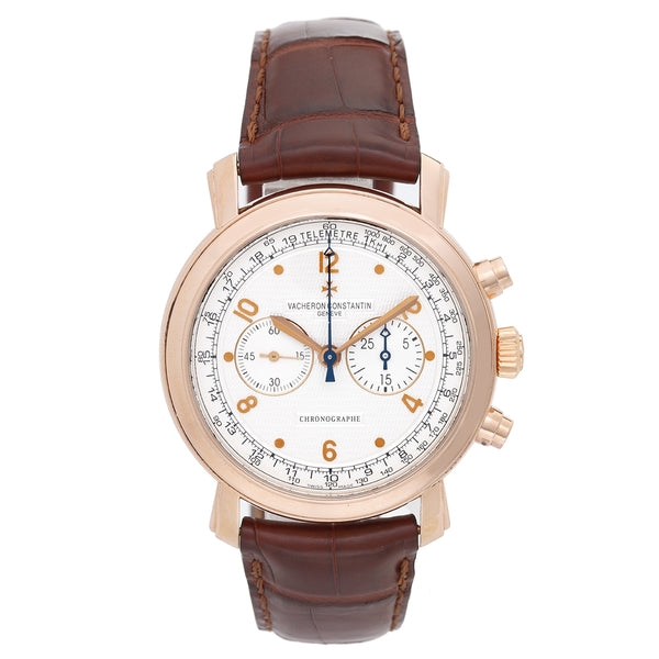 Vacheron Constantin Traditionnelle Chronograph 18k Rose Gold Watch 47120