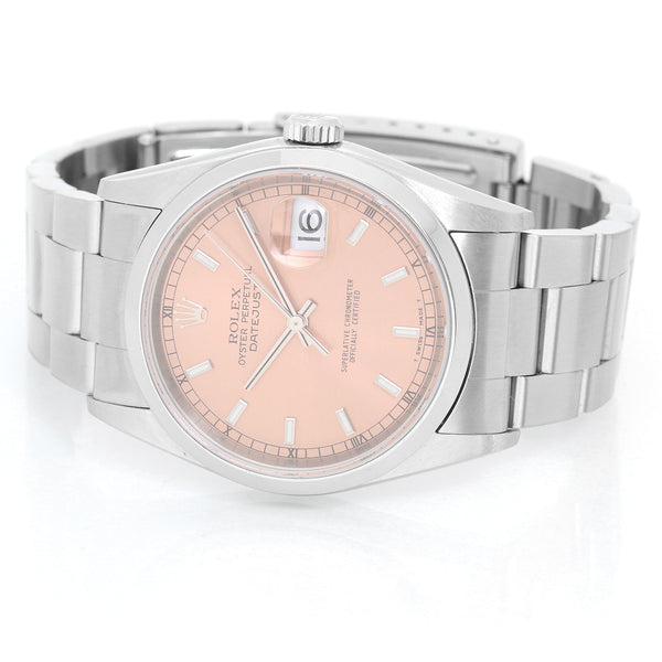 Rolex Datejust Men's Stainless Steel Watch 16200