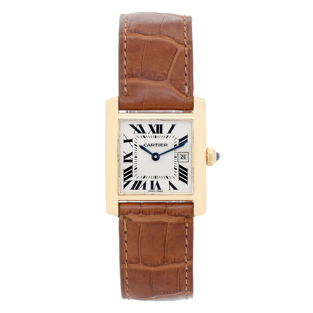 Cartier Tank Francaise Midsize 18k Yellow Gold Men's/Ladies Watch W50014N2