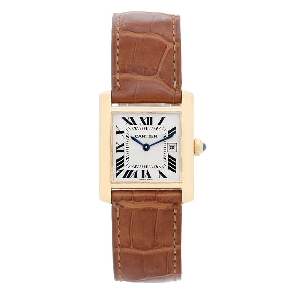Cartier Tank Francaise Midsize 18k Yellow Gold Men's/Ladies Watch W50014N2