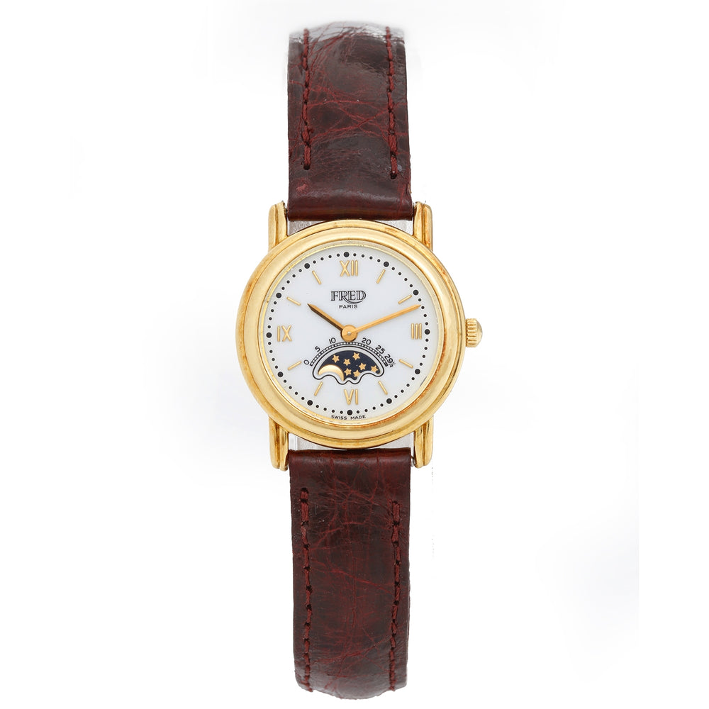Fred of Paris 18K Yellow Gold Ladies Watch