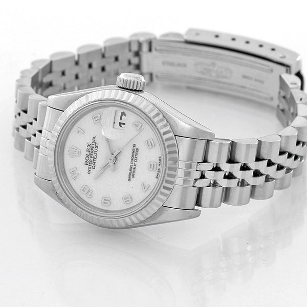 Rolex Ladies Datejust Stainless Steel Watch 69174