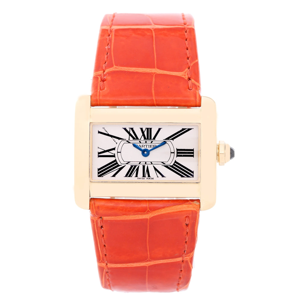 Cartier Tank Divan 18K Yellow Gold Watch W6300356