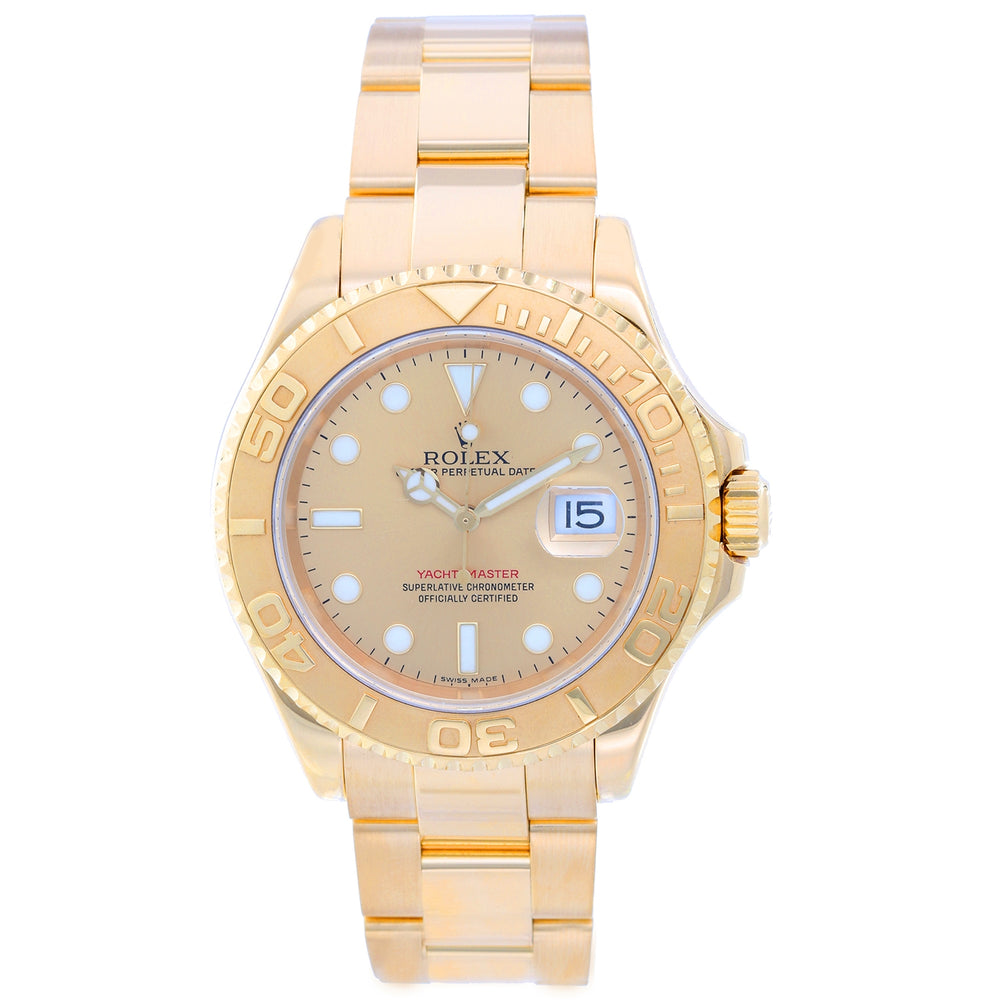 Rolex Yacht - Master Men's Watch 16628 Champagne Dial