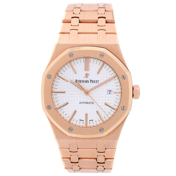 Audemars Piguet Royal Oak 18K Rose Gold Men's Watch 15400OR.OO.1220OR.02