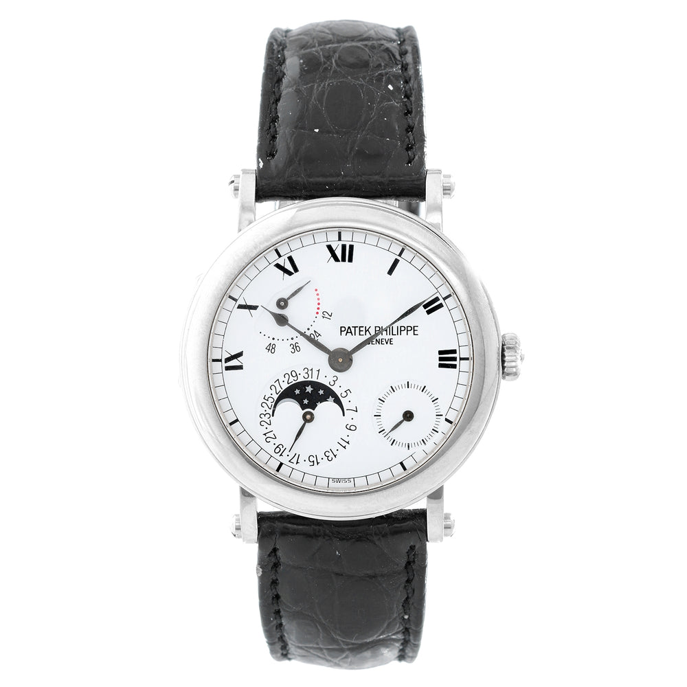 Patek Philippe Moonphase Calendar 18K Watch 5054 G-001 or 504G