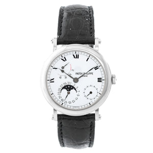 Patek Philippe Moonphase Calendar 18K Watch 5054 G-001 or 504G